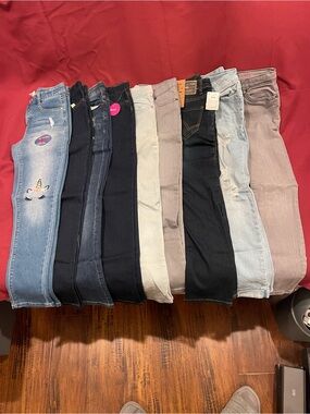 Kids Stretch Denim Jeans — Assorted Colors